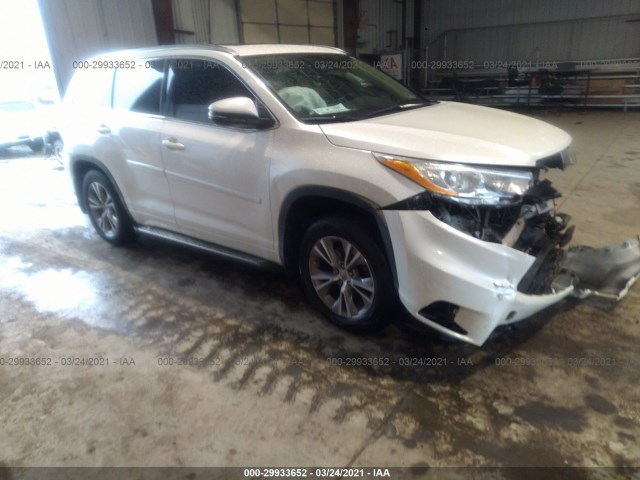 TOYOTA HIGHLANDER 2014 5tdjkrfh8es023949