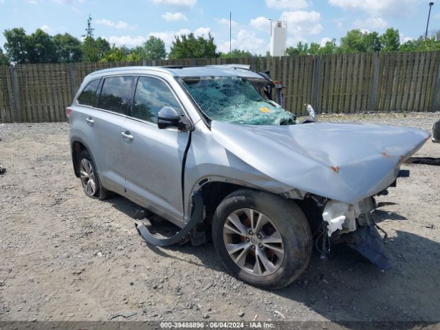 TOYOTA HIGHLANDER 2014 5tdjkrfh8es053906