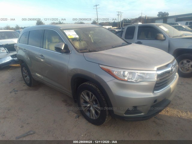 TOYOTA HIGHLANDER 2015 5tdjkrfh8fs094599