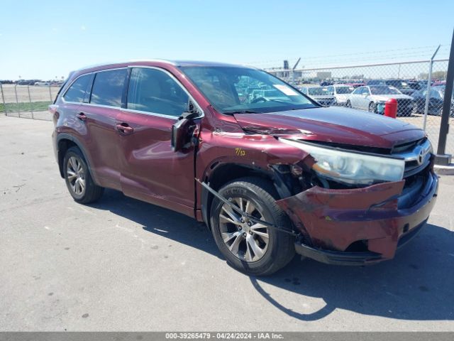 TOYOTA HIGHLANDER 2015 5tdjkrfh8fs143042