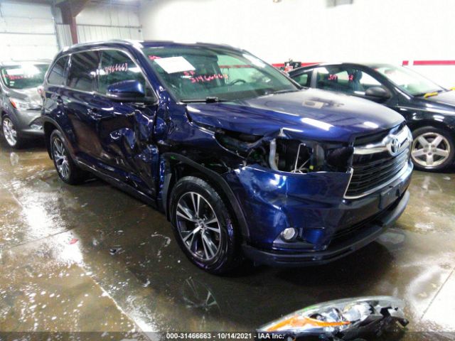 TOYOTA HIGHLANDER 2016 5tdjkrfh8gs232918