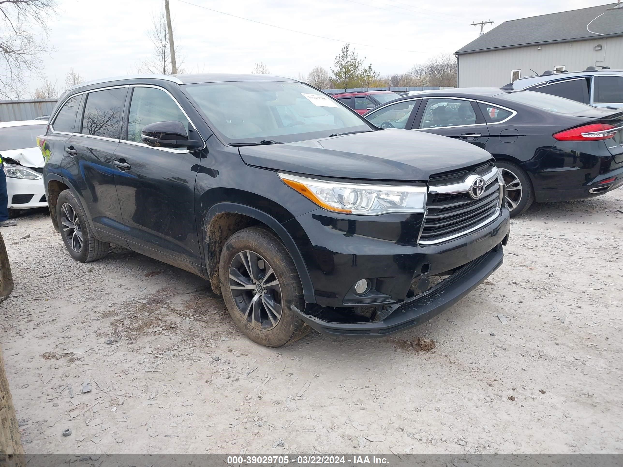 TOYOTA HIGHLANDER 2016 5tdjkrfh8gs283240