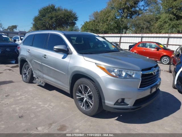 TOYOTA HIGHLANDER 2016 5tdjkrfh8gs304748