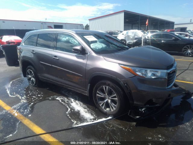 TOYOTA HIGHLANDER 2016 5tdjkrfh8gs506201