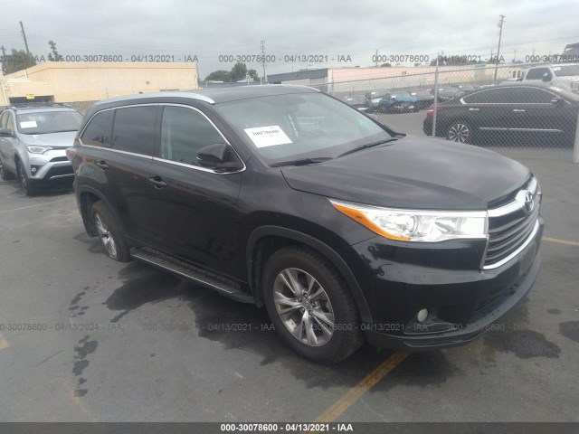 TOYOTA HIGHLANDER 2014 5tdjkrfh9es004794