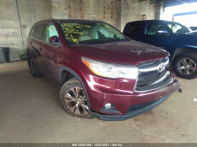 TOYOTA HIGHLANDER 2014 5tdjkrfh9es044177