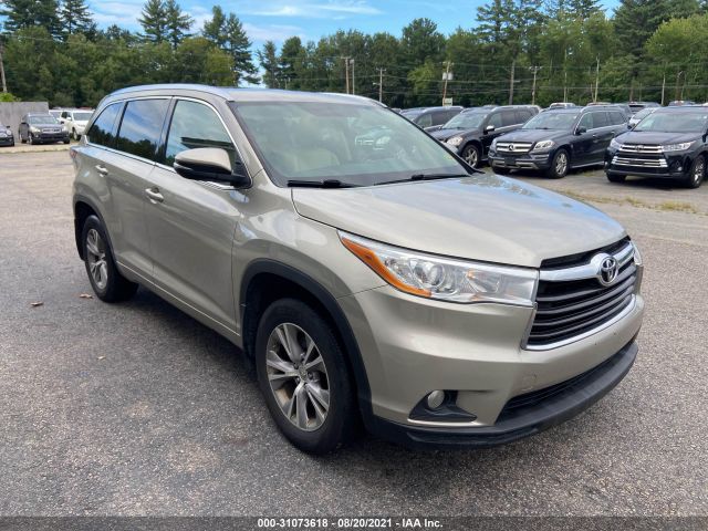 TOYOTA HIGHLANDER 2014 5tdjkrfh9es055499