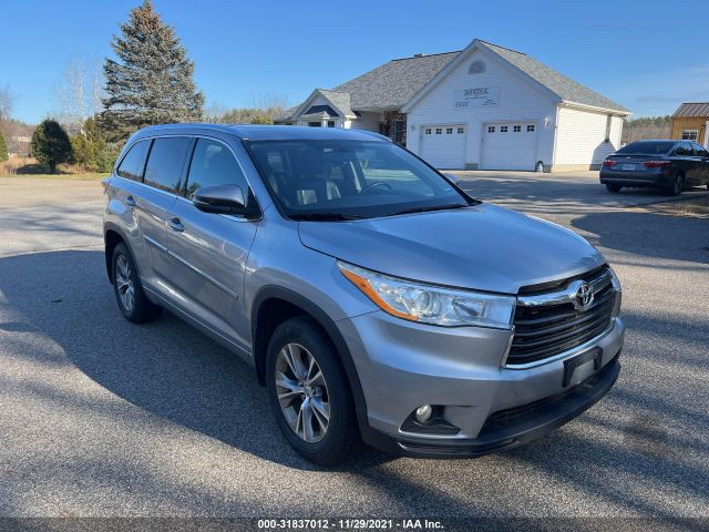 TOYOTA HIGHLANDER 2014 5tdjkrfh9es059844