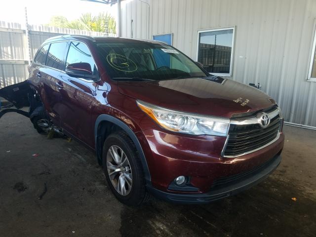 TOYOTA HIGHLANDER 2015 5tdjkrfh9fs122832