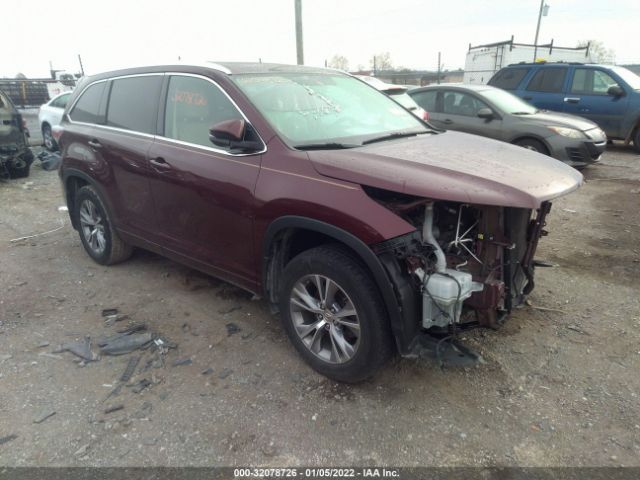 TOYOTA HIGHLANDER 2015 5tdjkrfh9fs164837