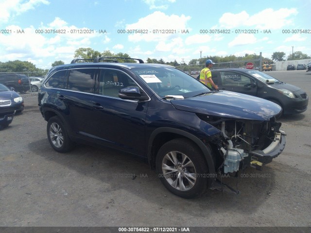 TOYOTA HIGHLANDER 2015 5tdjkrfh9fs179709