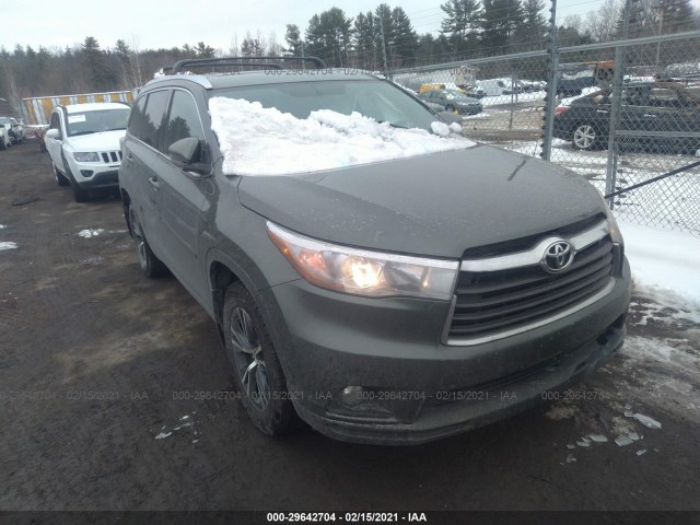 TOYOTA HIGHLANDER 2016 5tdjkrfh9gs228926