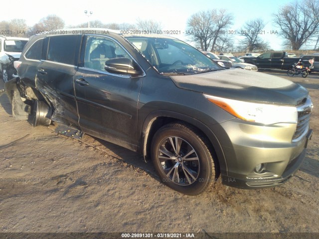 TOYOTA HIGHLANDER 2016 5tdjkrfh9gs279245