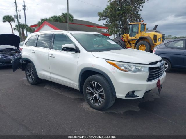 TOYOTA HIGHLANDER 2016 5tdjkrfh9gs312860