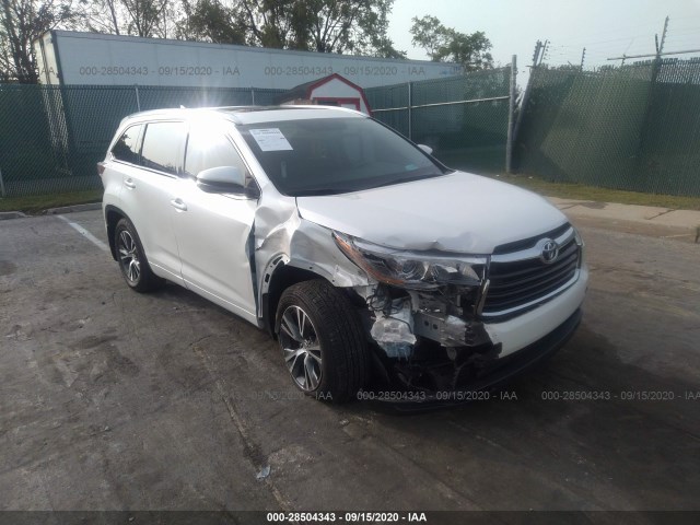 TOYOTA HIGHLANDER 2016 5tdjkrfh9gs354025