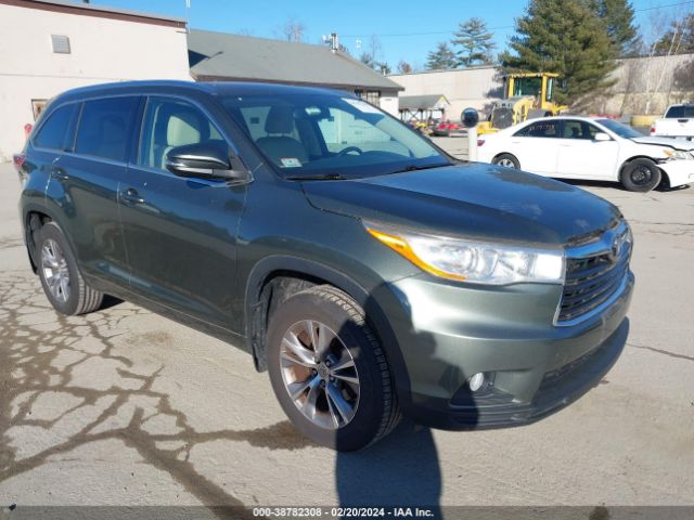 TOYOTA HIGHLANDER 2014 5tdjkrfhxes021233