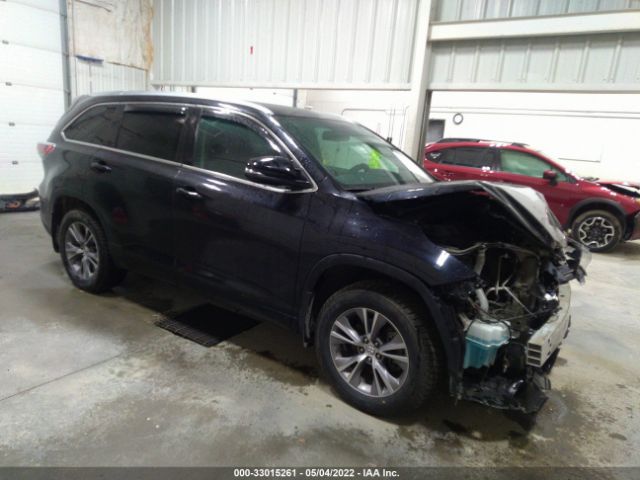 TOYOTA HIGHLANDER 2014 5tdjkrfhxes021880