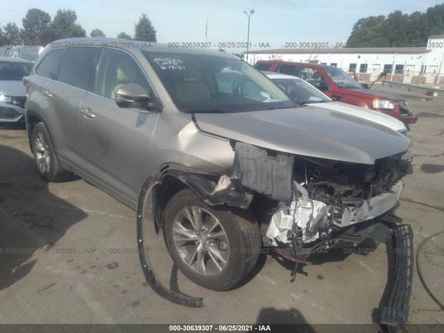 TOYOTA HIGHLANDER 2014 5tdjkrfhxes042583