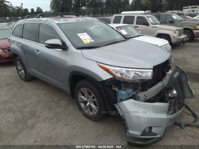 TOYOTA HIGHLANDER 2015 5tdjkrfhxfs093969