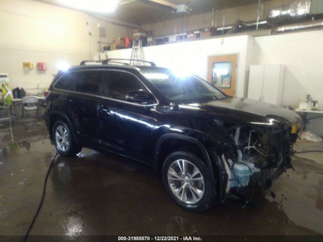 TOYOTA HIGHLANDER 2015 5tdjkrfhxfs102671