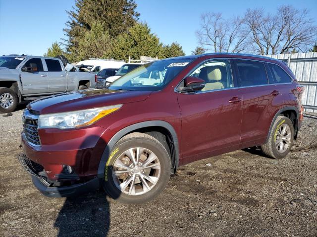 TOYOTA HIGHLANDER 2015 5tdjkrfhxfs121866