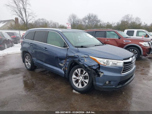 TOYOTA HIGHLANDER 2015 5tdjkrfhxfs179508