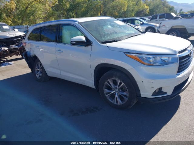 TOYOTA HIGHLANDER 2015 5tdjkrfhxfs206593