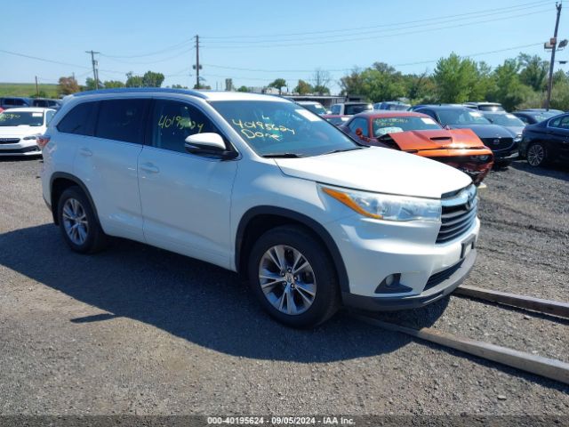 TOYOTA HIGHLANDER 2015 5tdjkrfhxfs216430