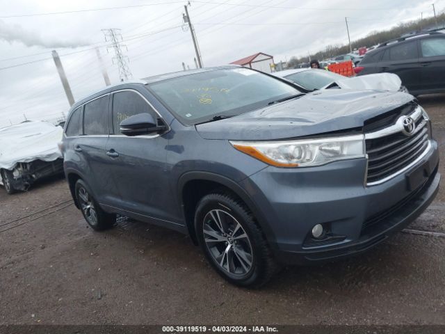 TOYOTA HIGHLANDER 2016 5tdjkrfhxgs273003