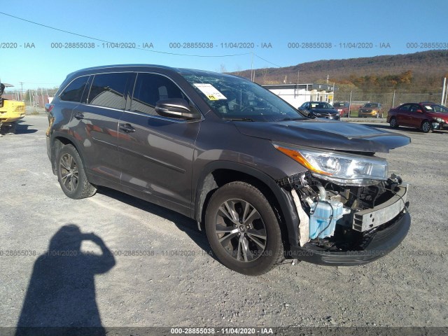 TOYOTA HIGHLANDER 2016 5tdjkrfhxgs305304