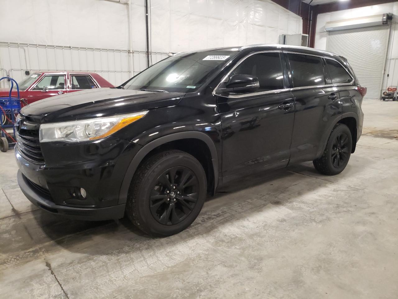 TOYOTA HIGHLANDER 2016 5tdjkrfhxgs345091