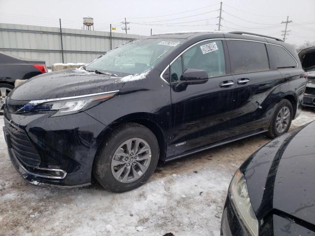 TOYOTA SIENNA XLE 2021 5tdjrkec1ms008300