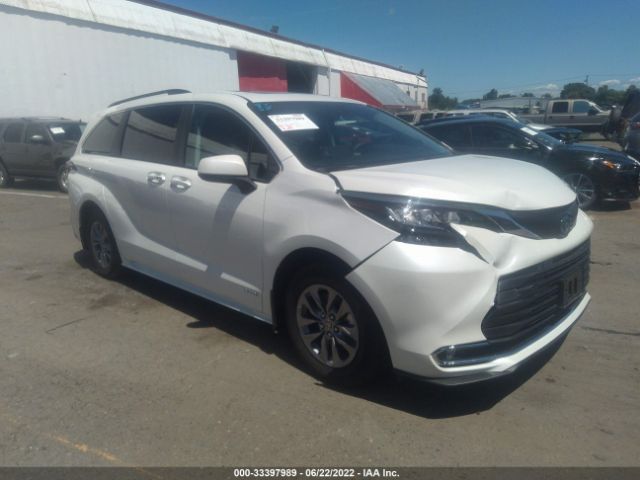 TOYOTA SIENNA 2021 5tdjrkec1ms016879