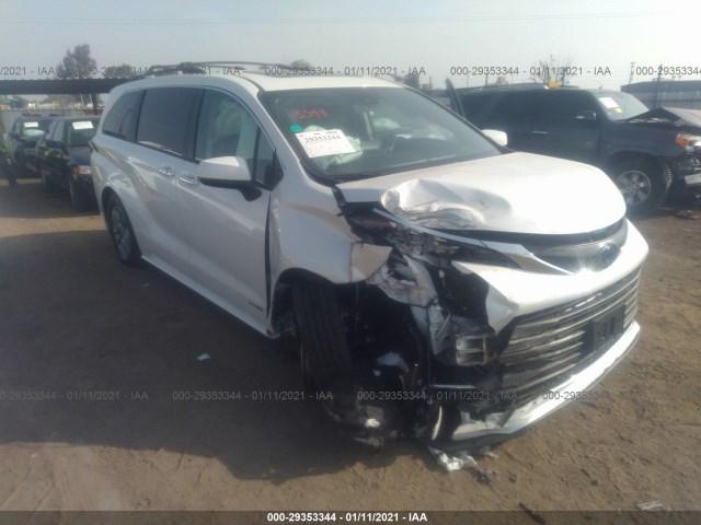 TOYOTA SIENNA LE 2021 5tdjrkec2ms009794