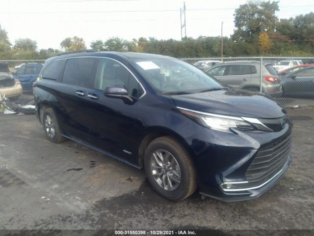 TOYOTA SIENNA 2021 5tdjrkec2ms033187