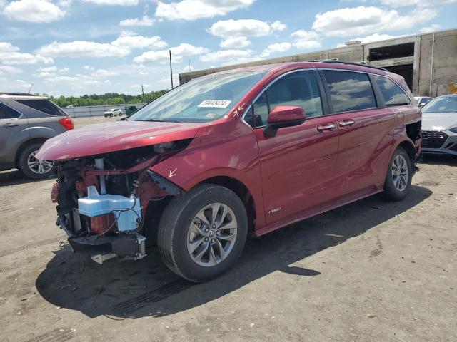 TOYOTA SIENNA XLE 2021 5tdjrkec2ms035599