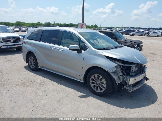 TOYOTA SIENNA 2021 5tdjrkec3ms002871