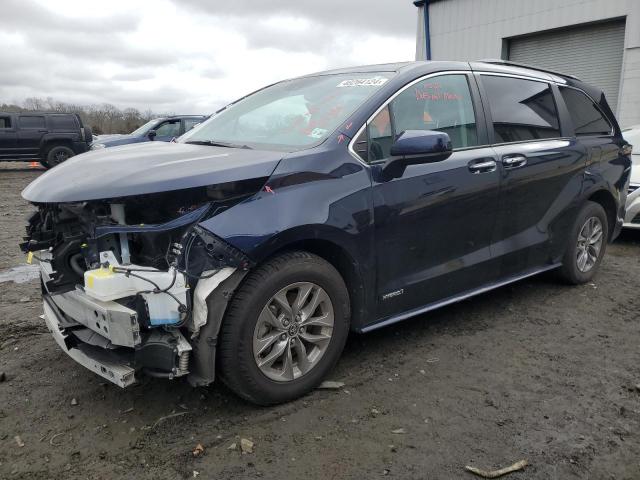 TOYOTA SIENNA XLE 2021 5tdjrkec3ms016866