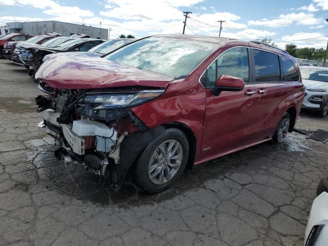 TOYOTA SIENNA XLE 2021 5tdjrkec3ms060639