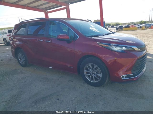 TOYOTA SIENNA 2021 5tdjrkec4ms025155