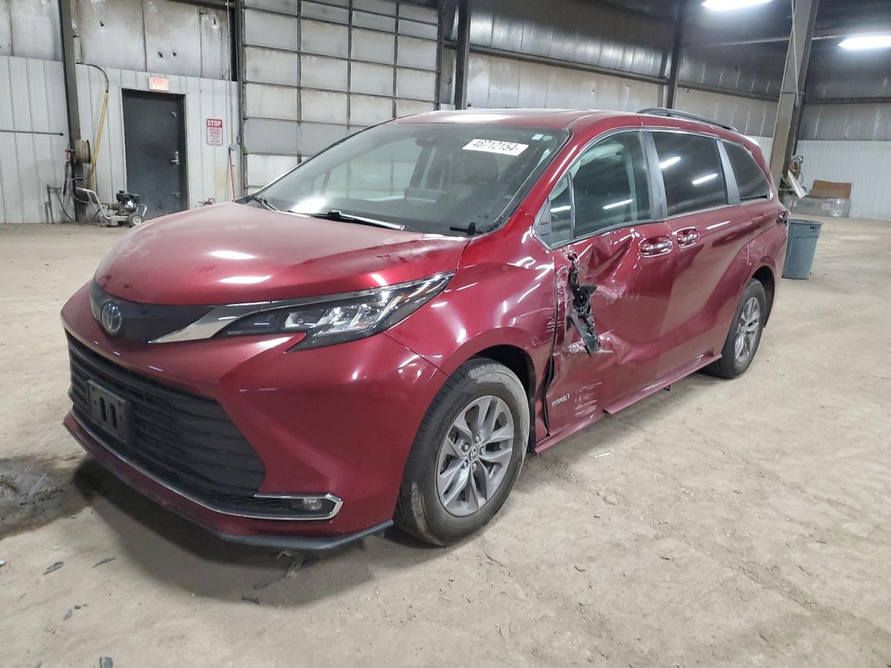 TOYOTA SIENNA 2021 5tdjrkec4ms066918