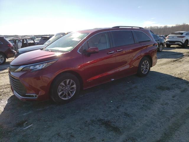 TOYOTA SIENNA XLE 2021 5tdjrkec5ms006551