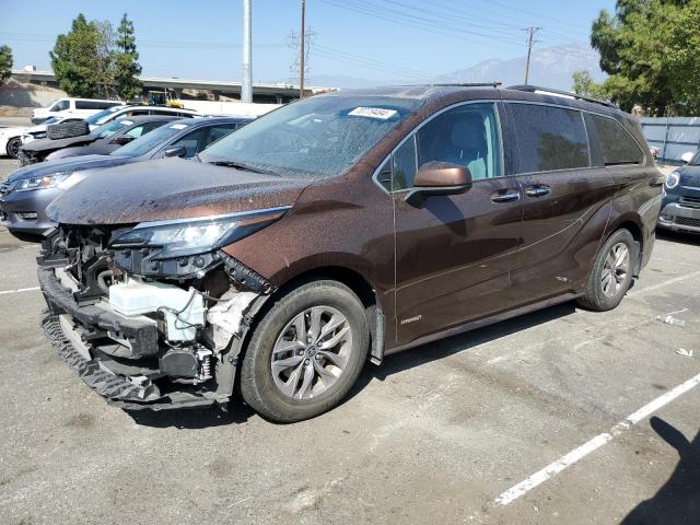 TOYOTA SIENNA XLE 2021 5tdjrkec5ms011443