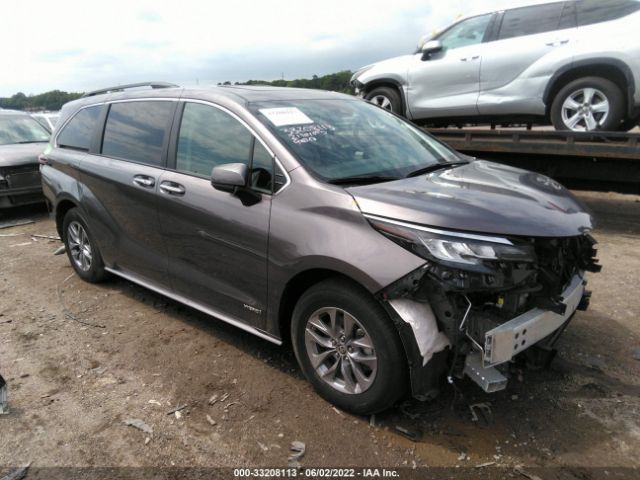 TOYOTA SIENNA 2021 5tdjrkec6ms003271