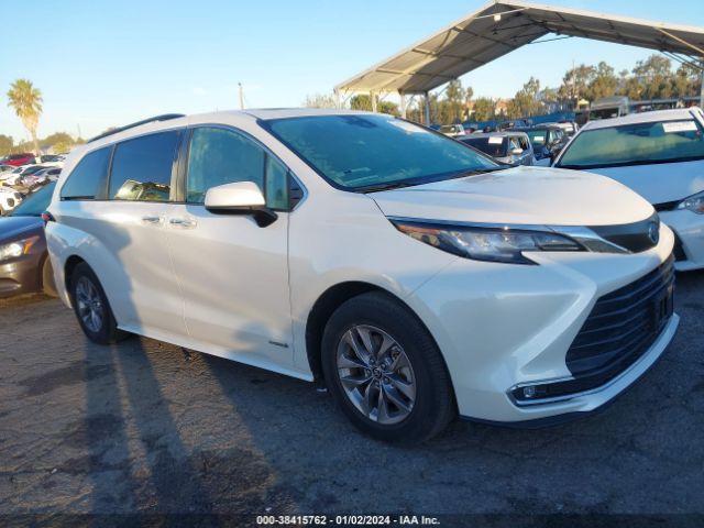 TOYOTA SIENNA 2021 5tdjrkec6ms006395