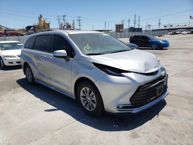 TOYOTA SIENNA XLE 2021 5tdjrkec7ms031984