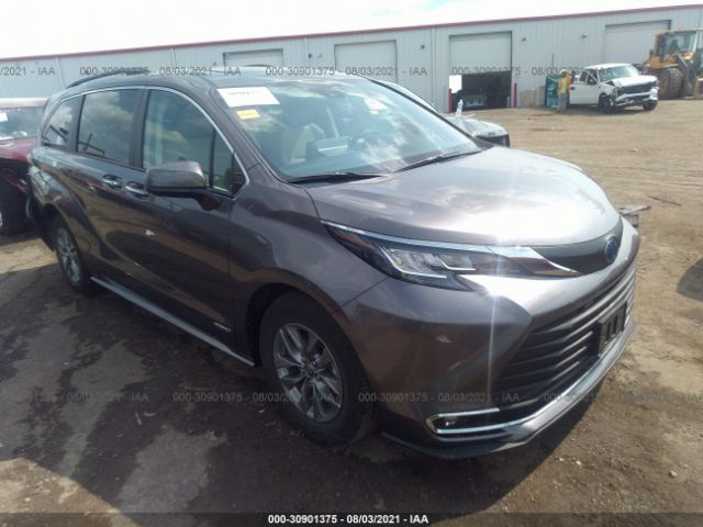 TOYOTA SIENNA 2021 5tdjrkec8ms017561