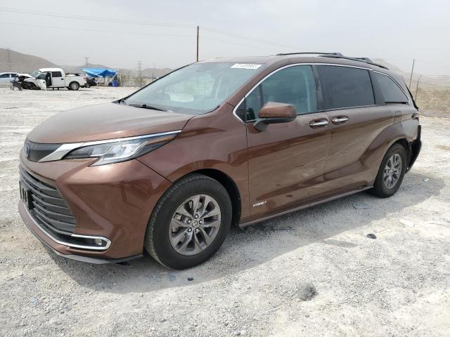 TOYOTA SIENNA XLE 2021 5tdjrkec8ms030097