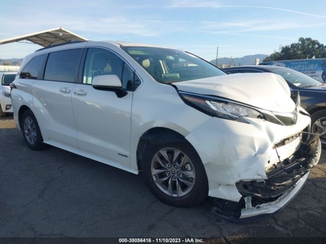 TOYOTA SIENNA 2021 5tdjrkec9ms021635