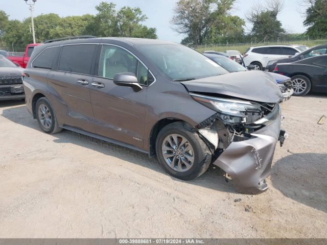 TOYOTA SIENNA 2021 5tdjrkec9ms024292